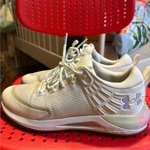 Under Armour Women's Cream Athletic Shoes